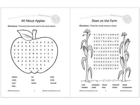 Word Searches Workbook - Gr. 2 - US 5517