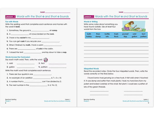 Spectrum® Spelling Workbook - Gr. 3 - US 6785