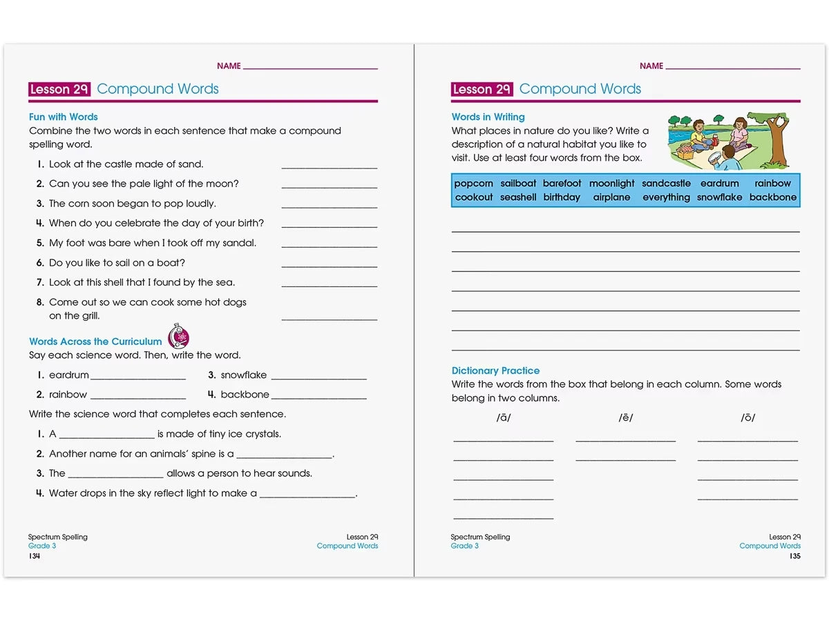 Spectrum® Spelling Workbook - Gr. 3 - US 6785