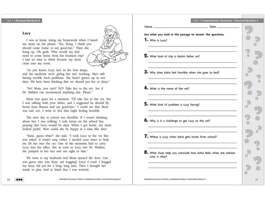 Comprehension Workbook - Gr. 4 - US 1101