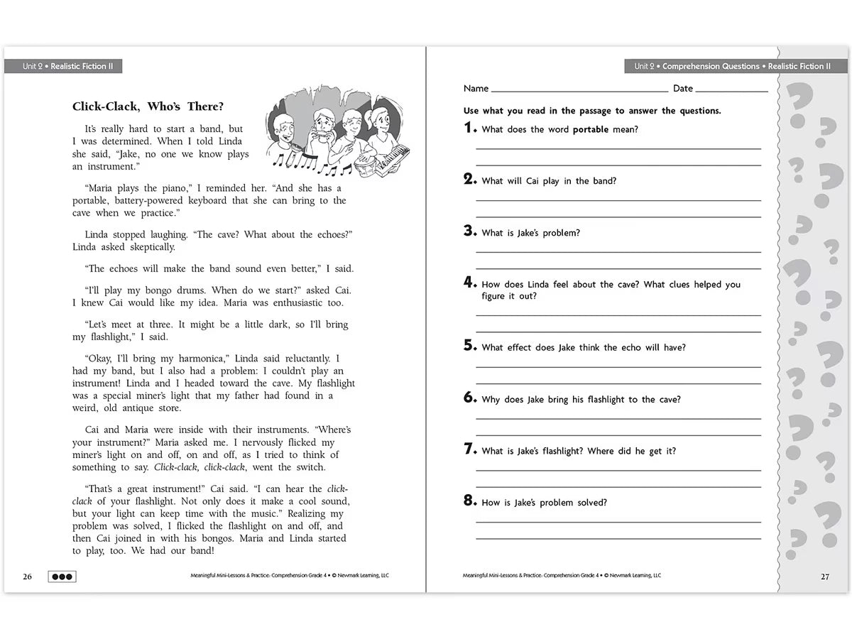 Comprehension Workbook - Gr. 4 - US 1101