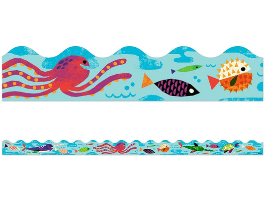 Invisible Creature™ Sea Scalloped Border - US 9555
