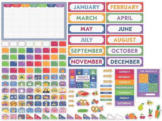 Farmers Market Calendar Bulletin Board Set - US 9625