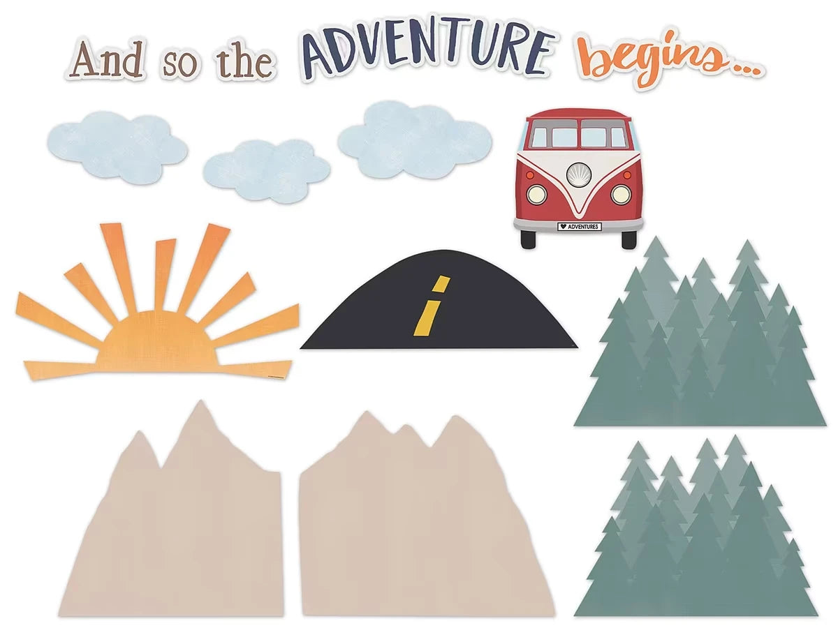 Moving Mountains Adventure Begins Bulletin Board Set - US 2986