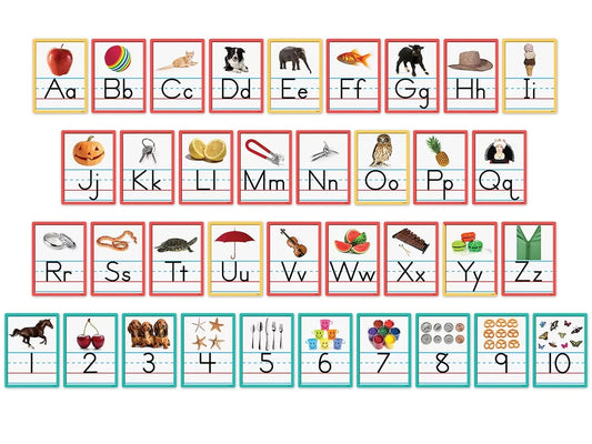 Alphabet and Number Bulletin Board Set - US 4273