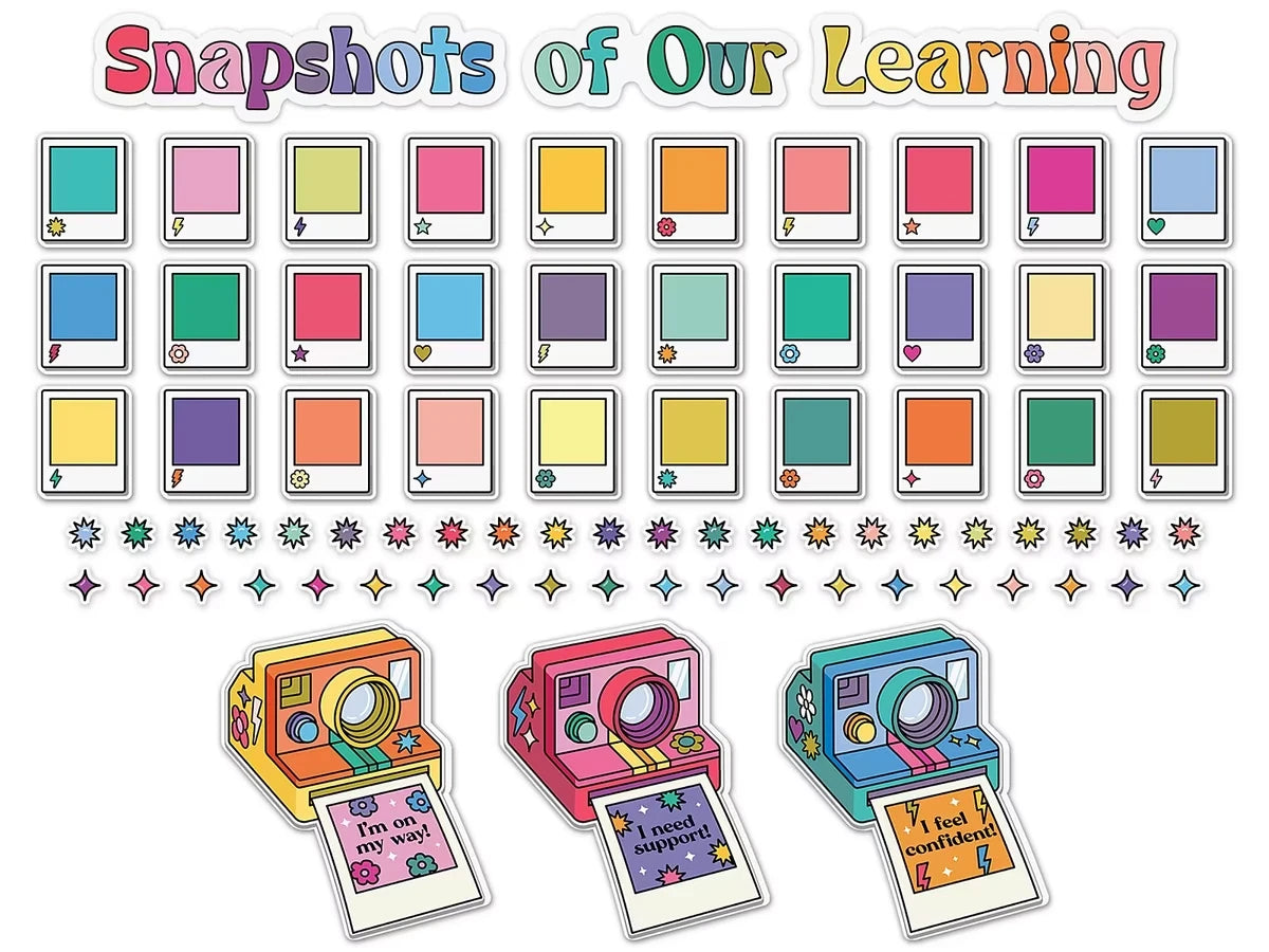 Retro Remix Snapshots of Our Learning Bulletin Board Set - US 5015
