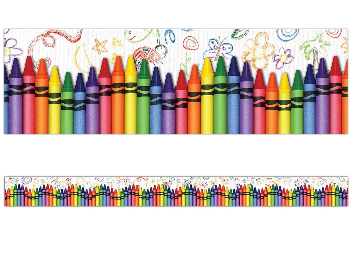 Crayon Border - US 6885