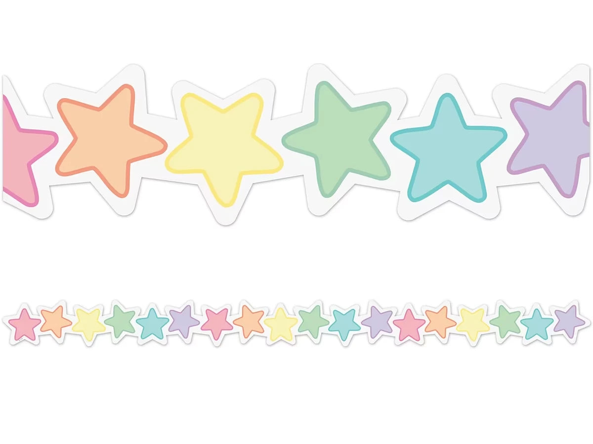 Pastel Pop Star Border - US 1912
