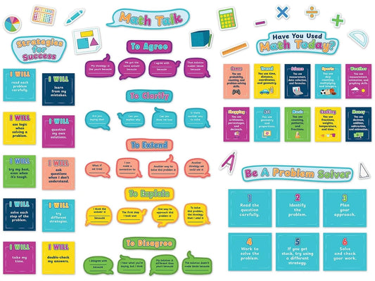 Math Talk Bulletin Board Set - US 7307