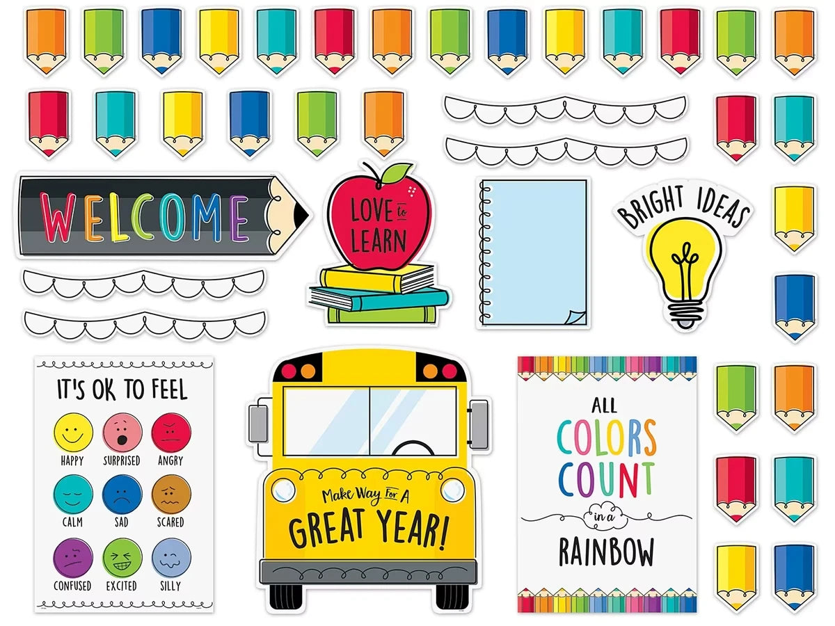Ready for School Welcome Bulletin Board Set - US 4986