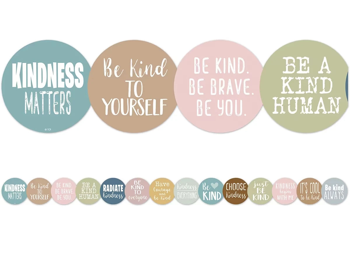 Everyone Is Welcome Kindness Motivational Border - US 8310