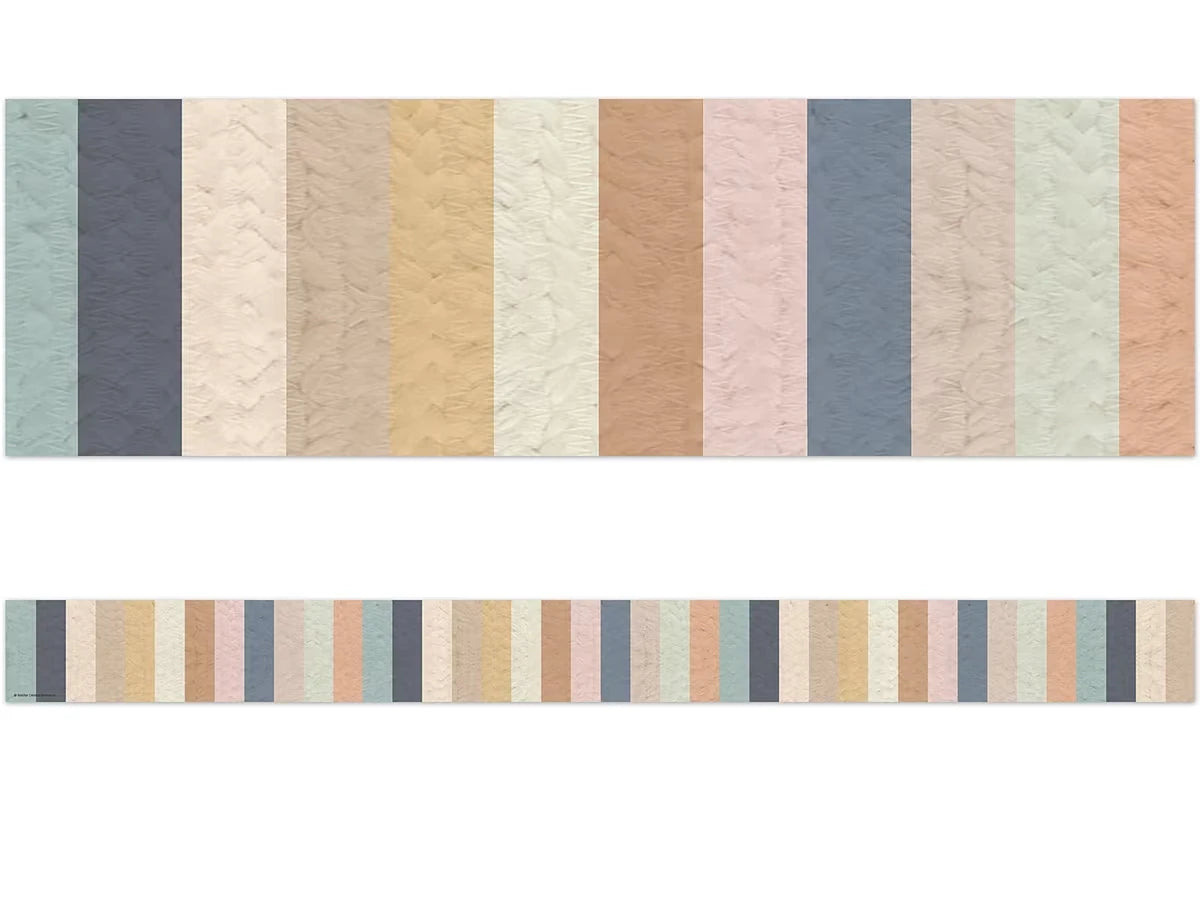 Everyone Is Welcome Woven Striped Border - US 1032