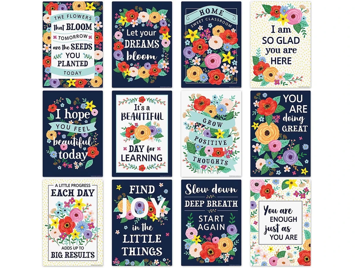 Wildflowers Motivational Small Poster Pack - US 9356