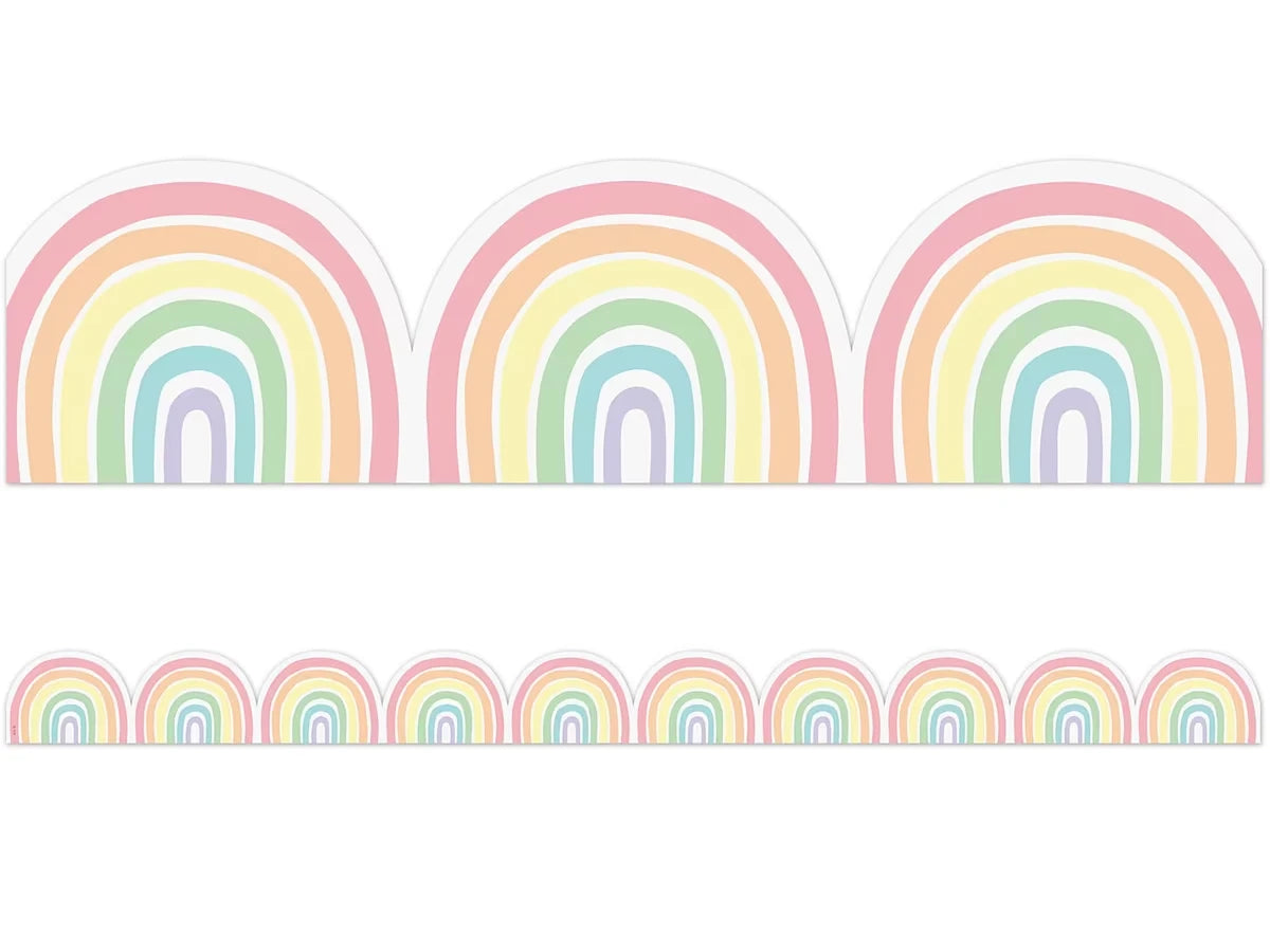 Pastel Pop Rainbow Border - US 7698