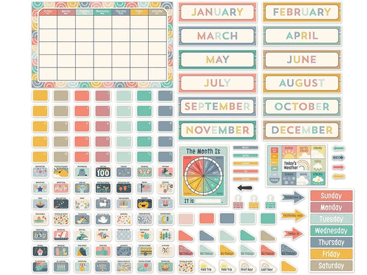 We Belong Calendar Bulletin Board Set - US 7938