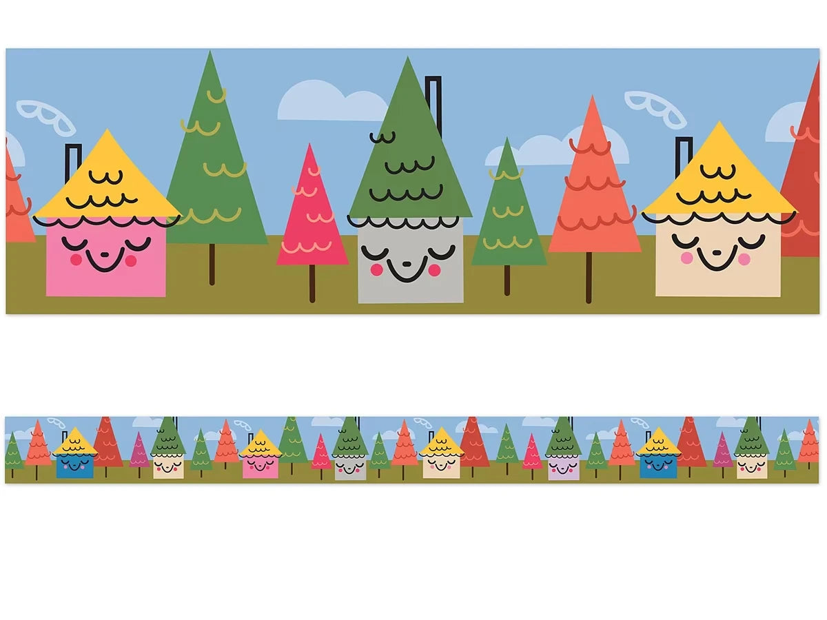 Fairy Tale Forest Village Border - US 5545