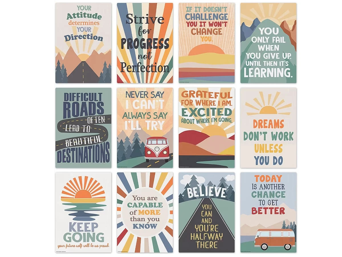Moving Mountains Motivational Small Poster Pack - US 5168