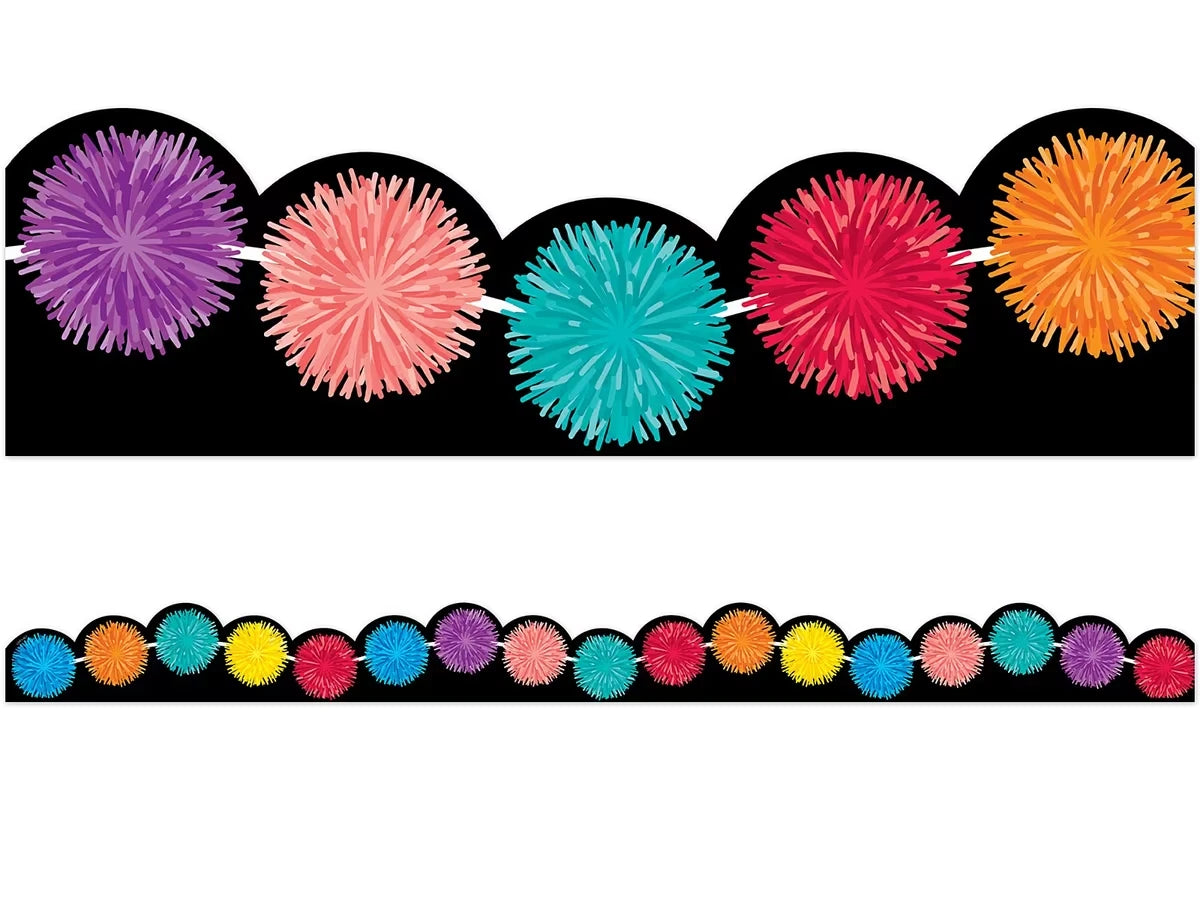 Bold & Bright Pom-Pom Border - US 5442