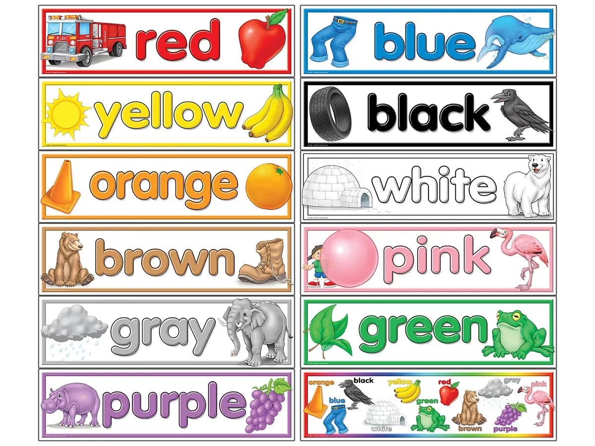 Learning Colors Bulletin Board Set - US 7212