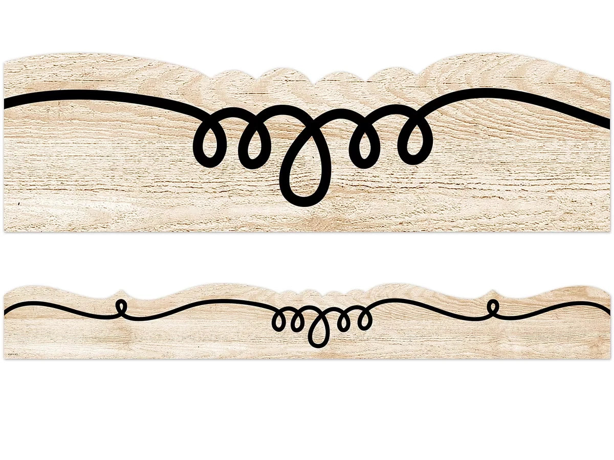 Loop-De-Loop Wood Border - US 5564