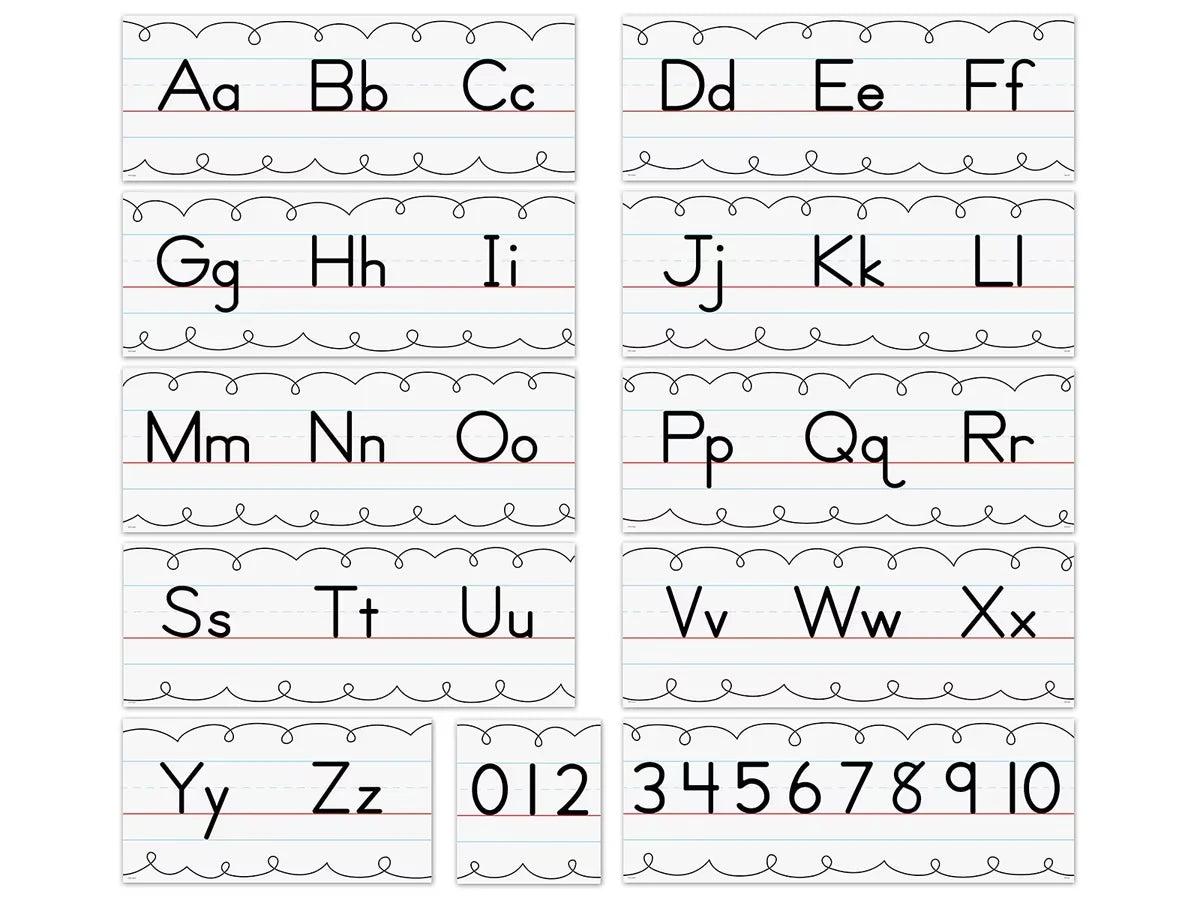 Traditional Manuscript Bulletin Board Set - US 3051