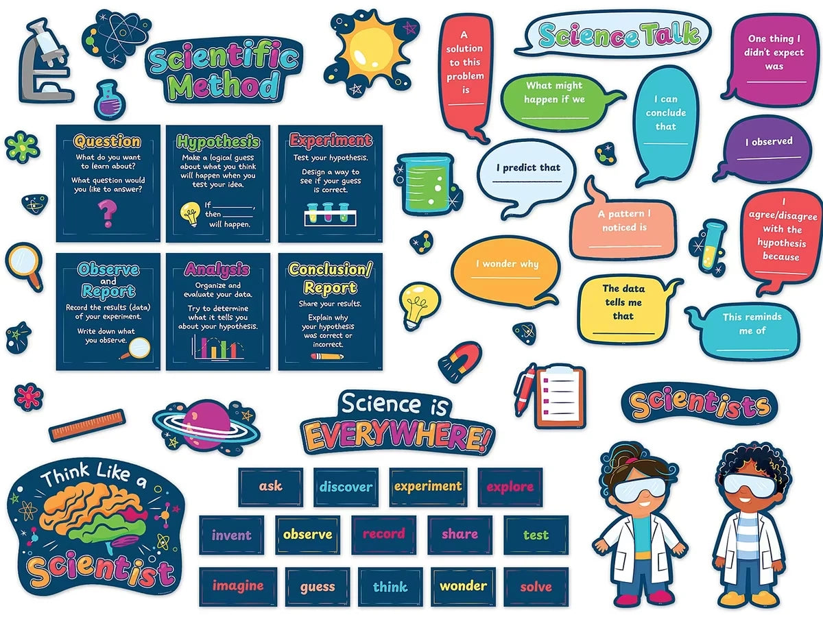 Science Talk Bulletin Board Set - US 5526