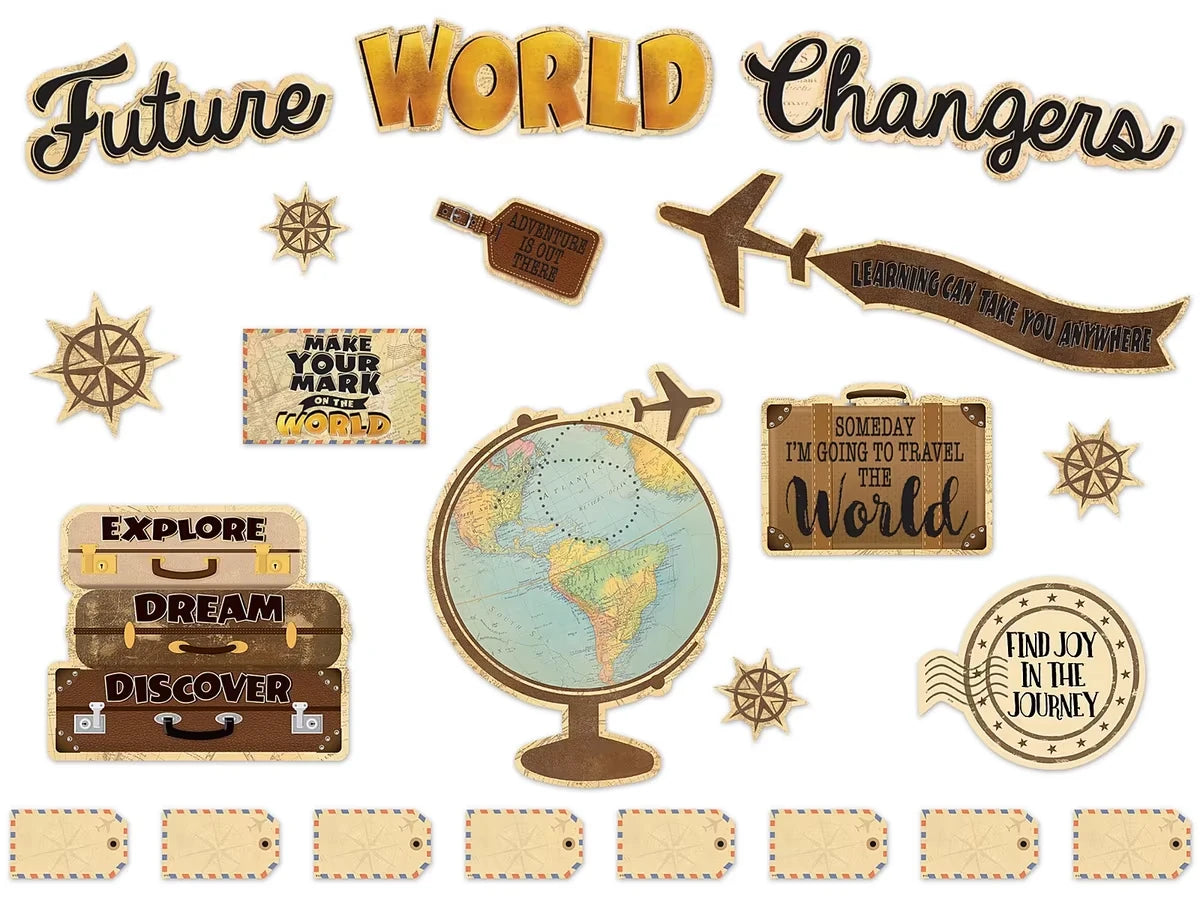 Travel the Map! Bulletin Board Set - US 3069