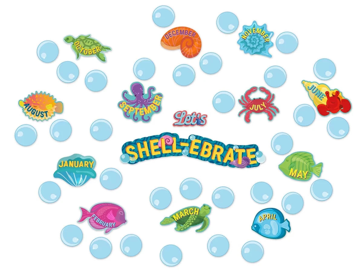 Seas the Day Birthday Bulletin Board Set - US 5816