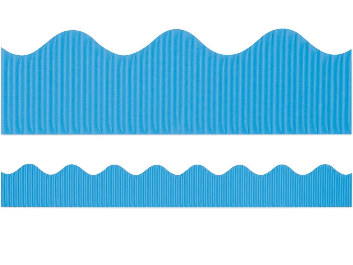 Bright Blue Scalloped Bordette® - US 5037