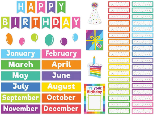 Colorful Birthday Bulletin Board Set - US 6538