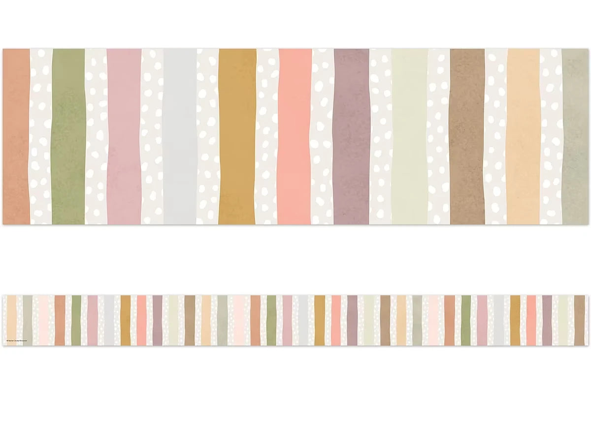 Terrazzo Tones Striped Border - US 2587