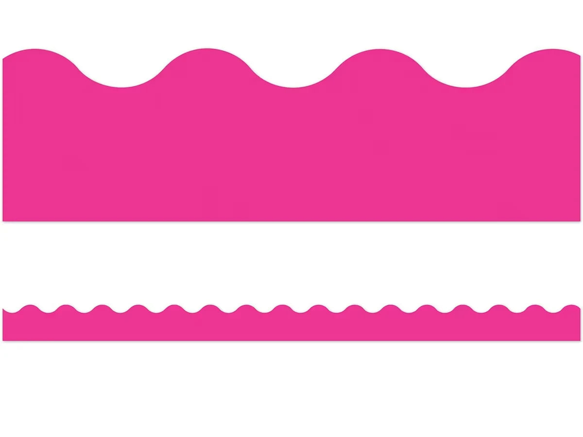Vivid Pink Scalloped Border - US 1070