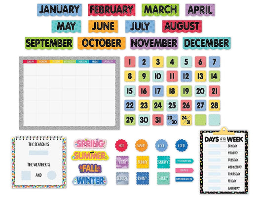 Core Decor Calendar Bulletin Board Set - US 1631
