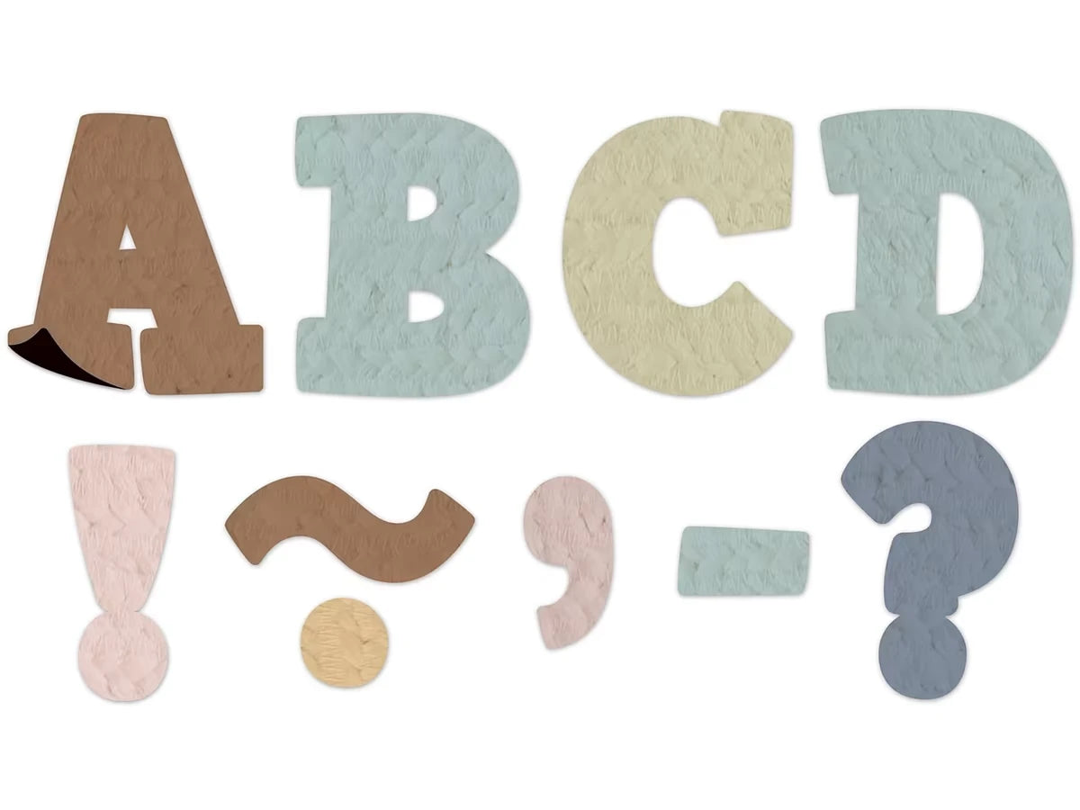 Everyone Is Welcome Bold Block 3" Magnetic Punch-Out Letters - US 2202