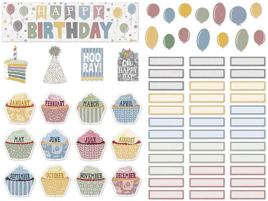 Classroom Cottage Birthday Bulletin Board Set - US 5836