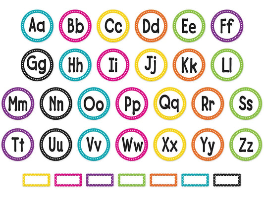 Polka Dot Word Wall Bulletin Board Set - US 7373