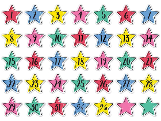 Star Bright Calendar Mini Accents - US 6594