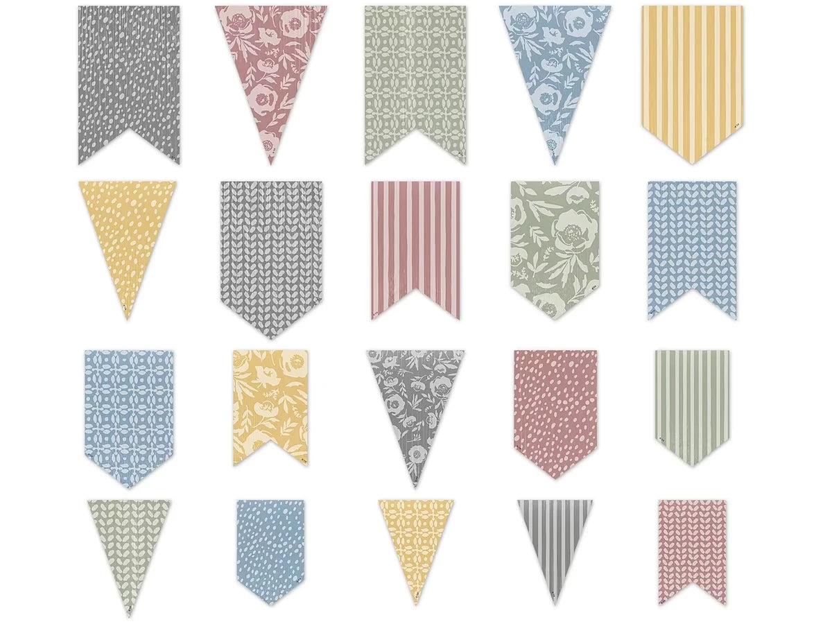 Classroom Cottage Pennant Accents - US 8736