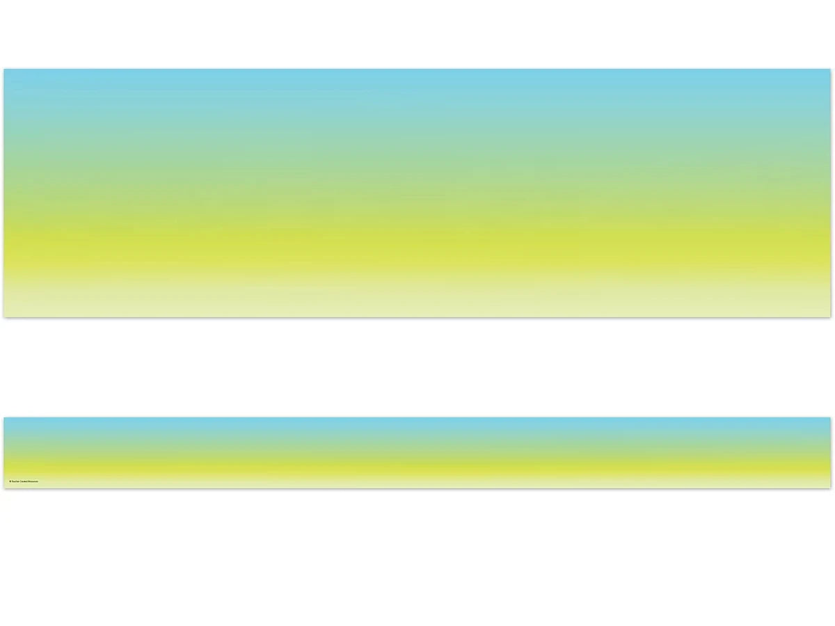Brights 4Ever Aqua Lime Color Wash Border - US 4308