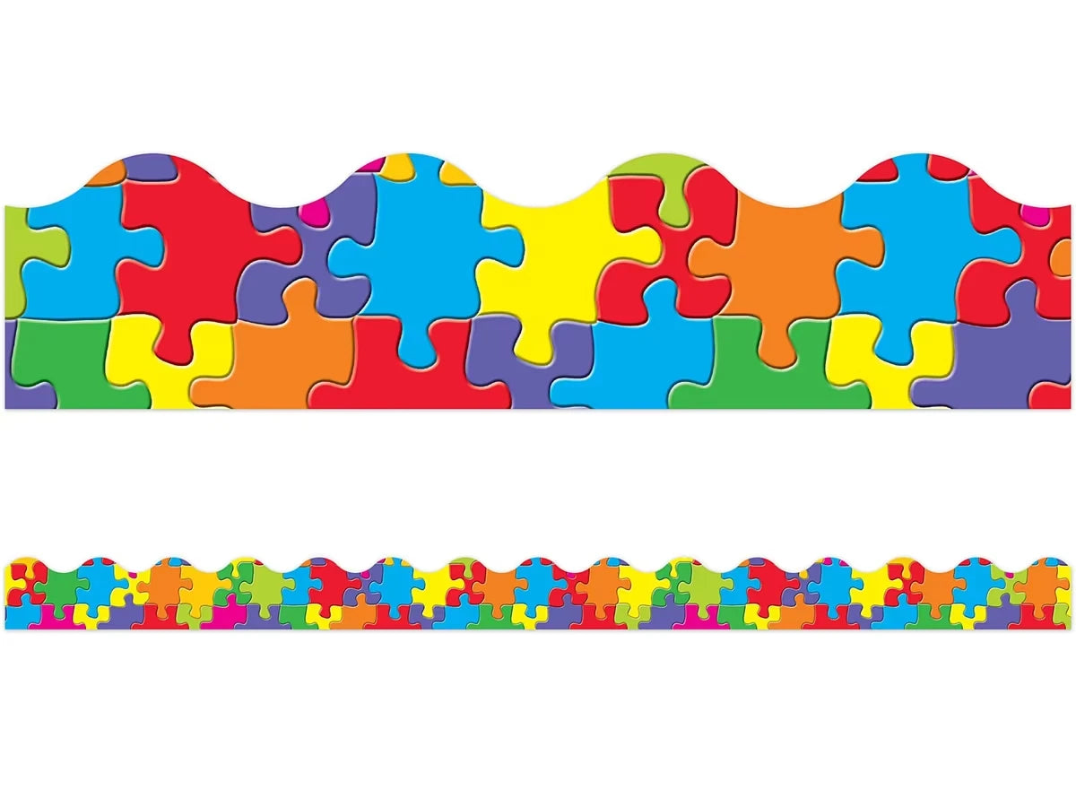 Jigsaw Puzzle Scalloped Border - US 1377