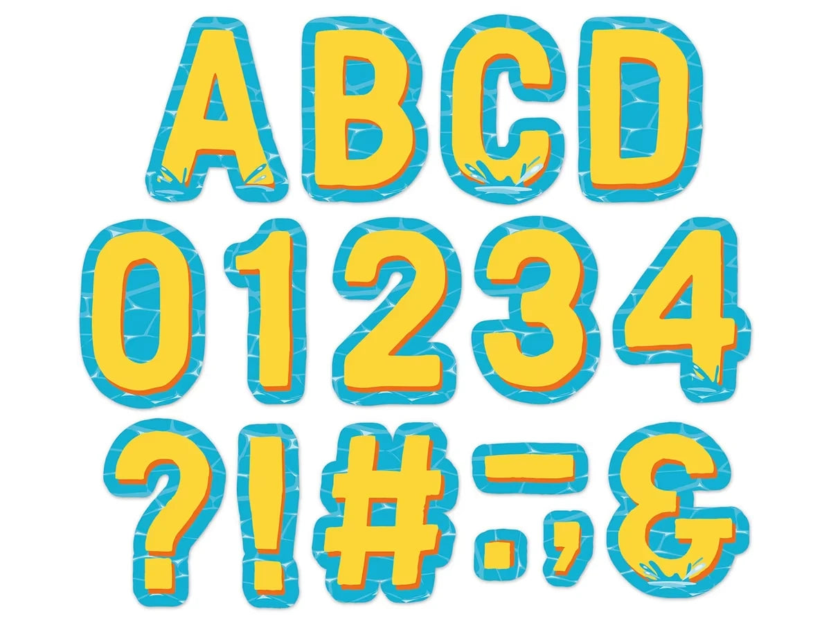 Seas the Day 3 1/2" Punch-Out Letters - US 5964