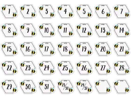 Busy Bees Calendar Mini Accents - US 1883