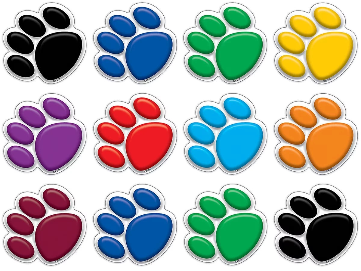 Paw Print Mini Accents - US 6696