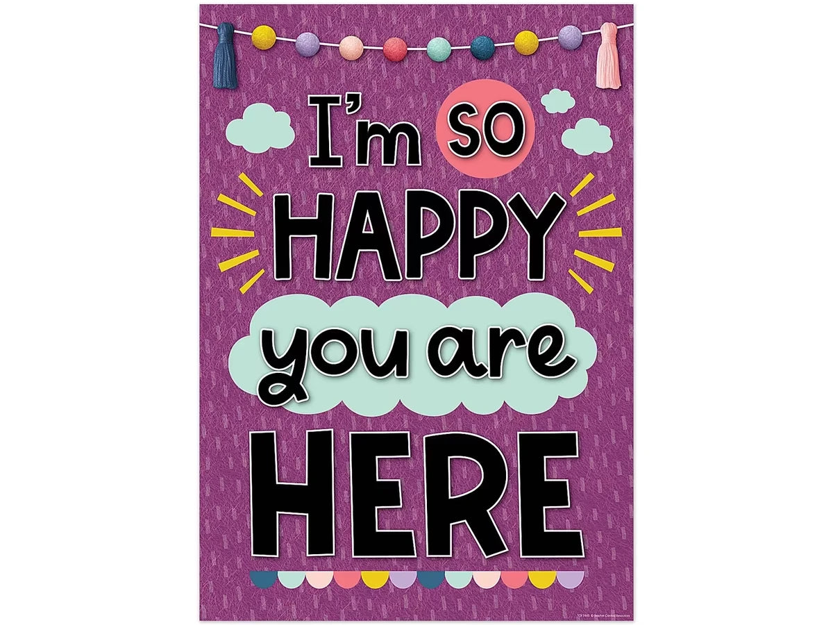Oh Happy Day! I’m So Happy You Are Here Poster - US 2194