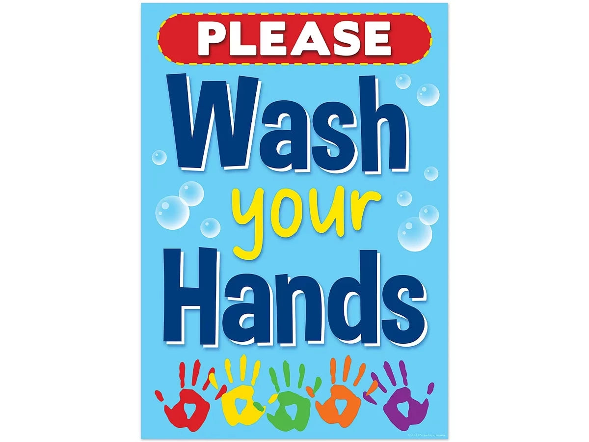 Please Wash Your Hands Poster - US 5909