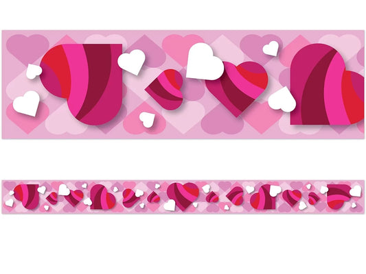 Hearts & Clovers Double-Sided Holiday Border - US 7312