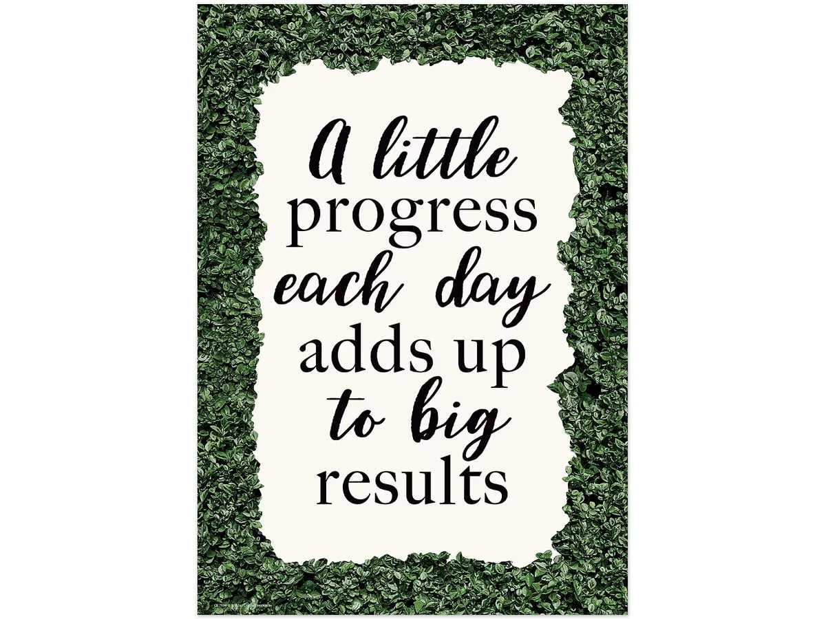 Modern Farmhouse A Little Progress Poster - US 7447