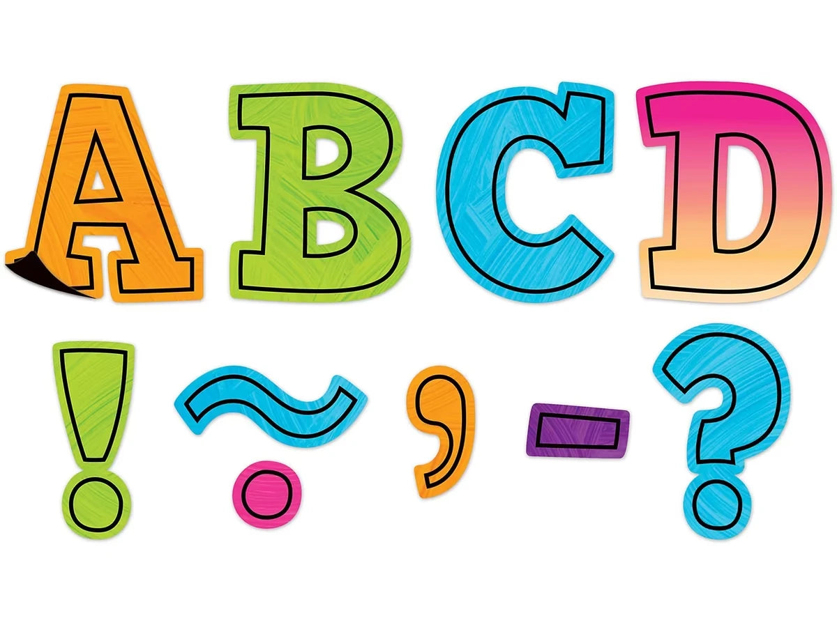 Brights 4Ever 3" Magnetic Punch-Out Letters - US 7323