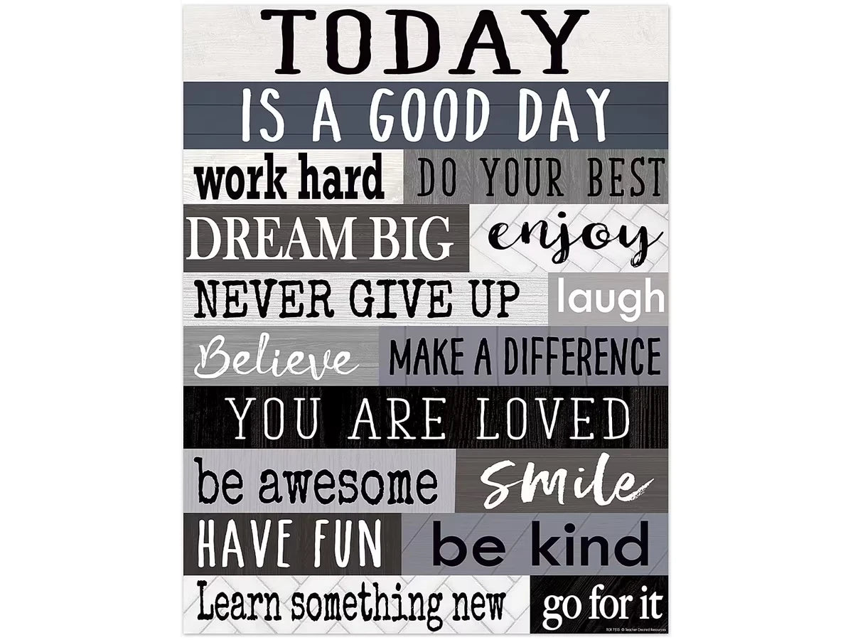 Modern Farmhouse Today Is a Good Day Poster - US 8037