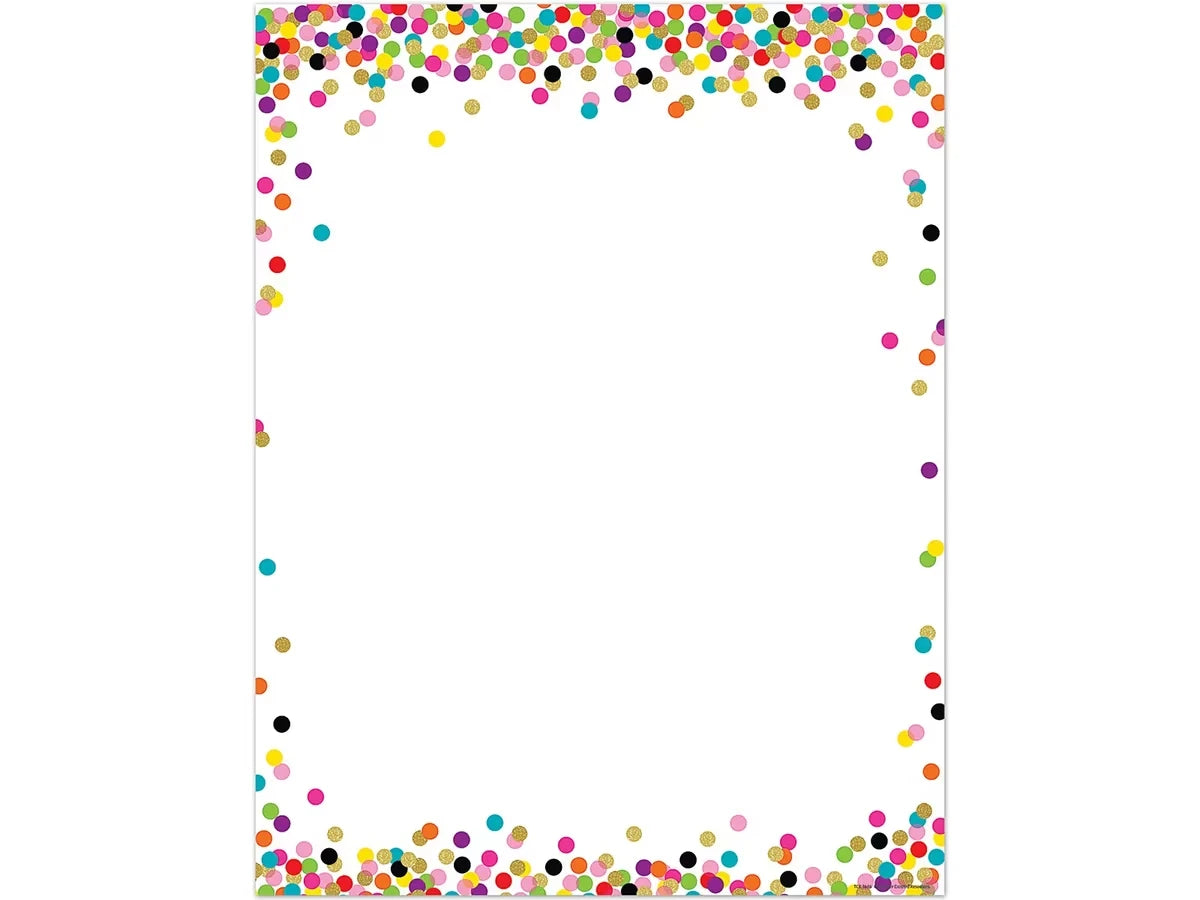 Confetti Blank Poster - US 3932